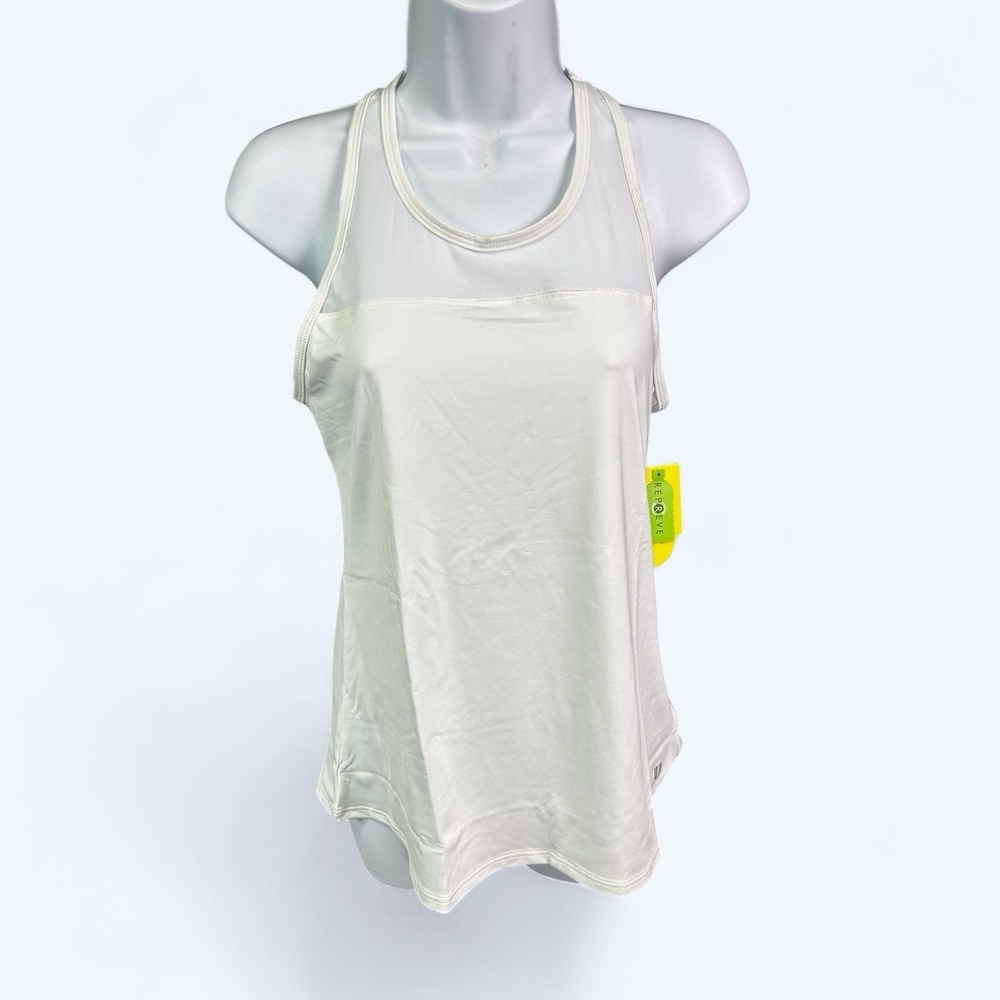 Eleven By Venus Williams Collegiate Tank‎ top Woman's Medium White NWT